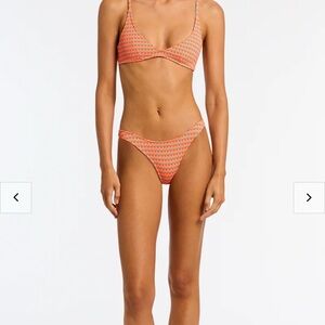 MAIA - GARA TEXTURED SCOOP BIKINI SET